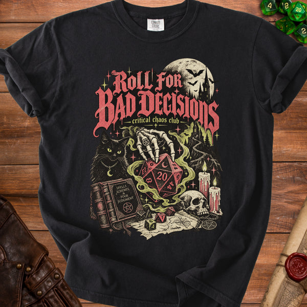 Bad Decisions T-Shirt in Black