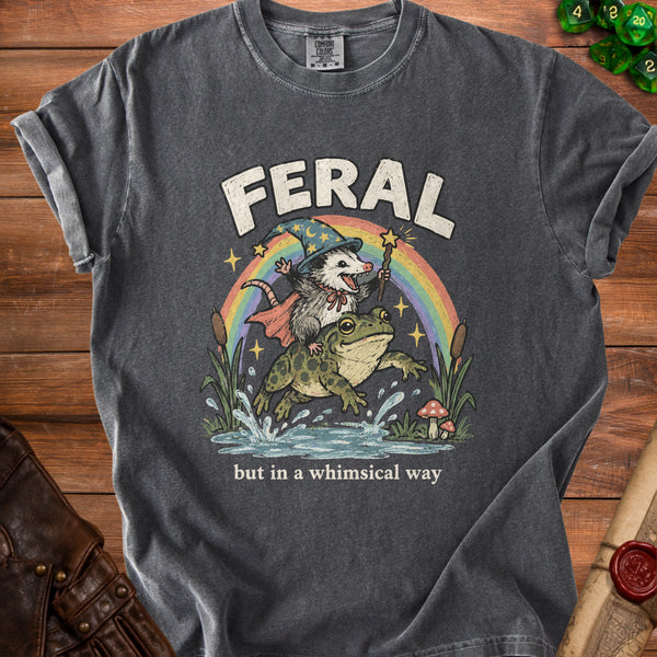 Feral Wizard T-shirt in Pepper