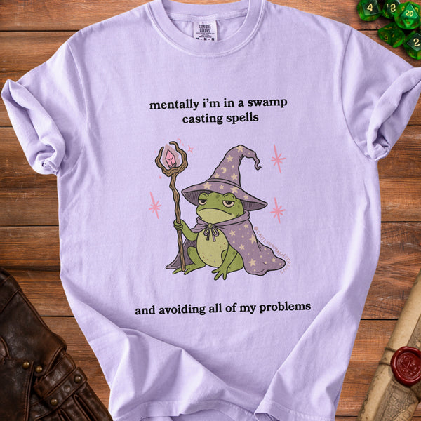Swamp Spells T-shirt in Orchid