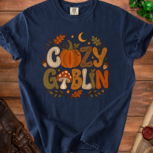 Cozy Goblin T-Shirt in True Navy