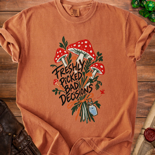 Bad Decisions T-Shirt in Yam