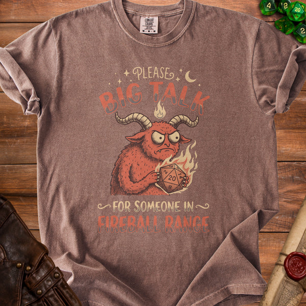 Fireball Range T-Shirt in Espresso