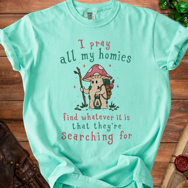 Homies Mushroom T-Shirt in Island Reef