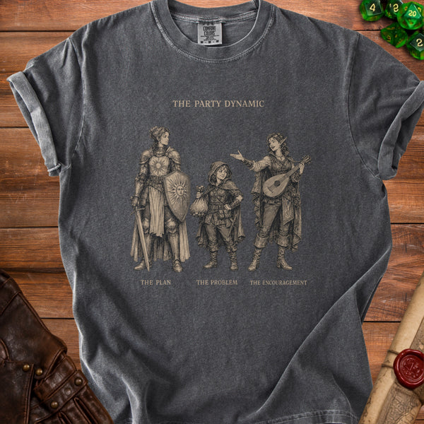 Party Dynamic T-shirt in Pepper