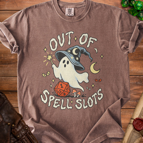 Spell Slots T-shirt in Espresso