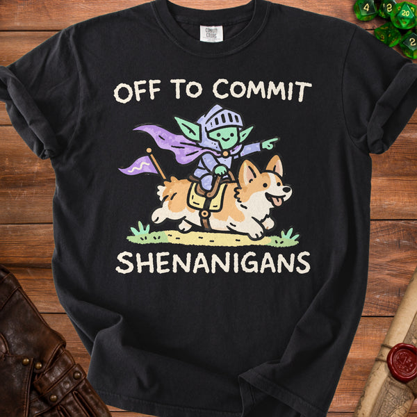 Goblin Shenanigans T-Shirt in Black