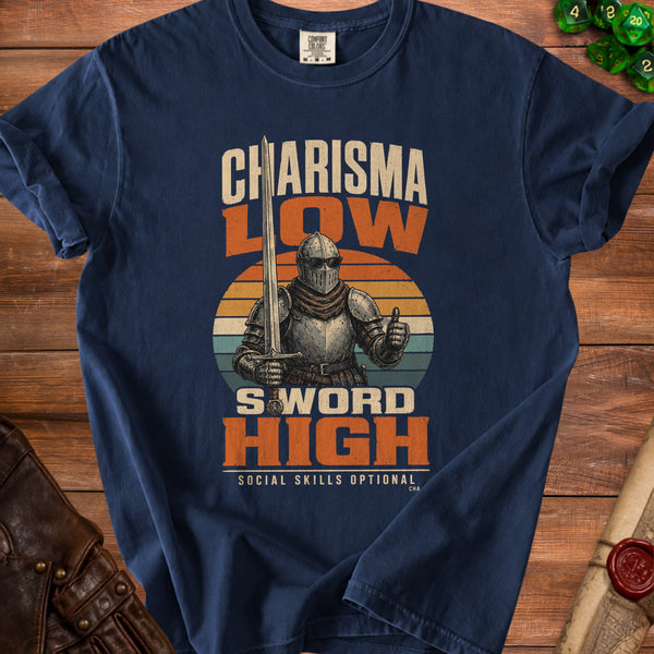 Charisma Low T-Shirt in True Navy