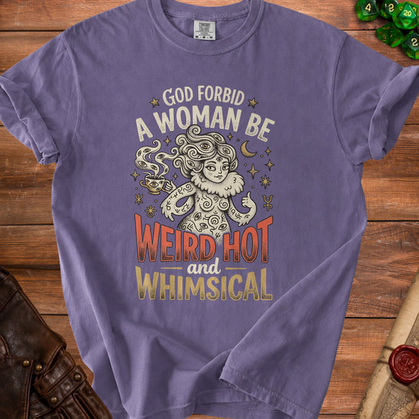 Weird Hot T-shirt in Grape