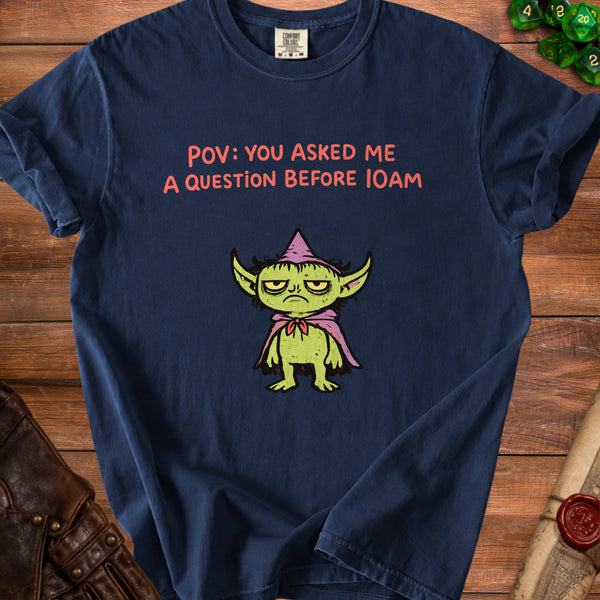 10 AM Mood T-Shirt in True Navy