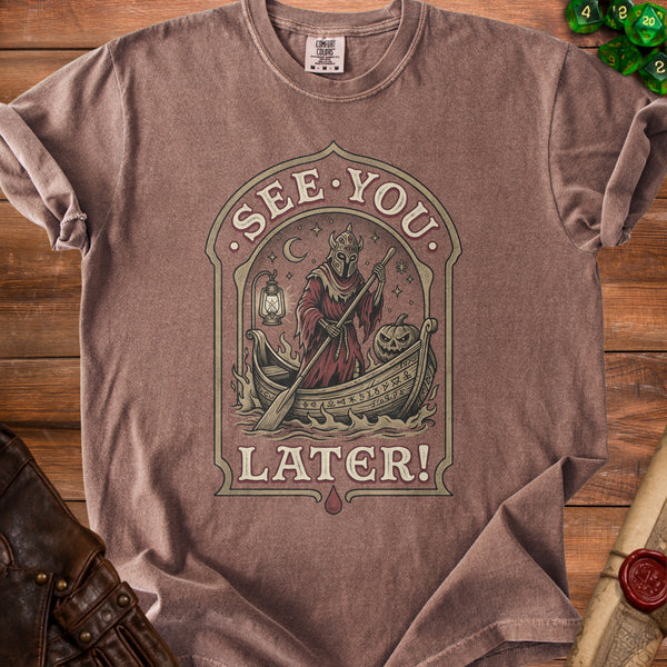 See You Later T-shirt in Espresso