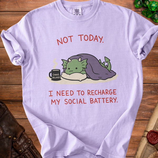 Not Today T-shirt in Orchid