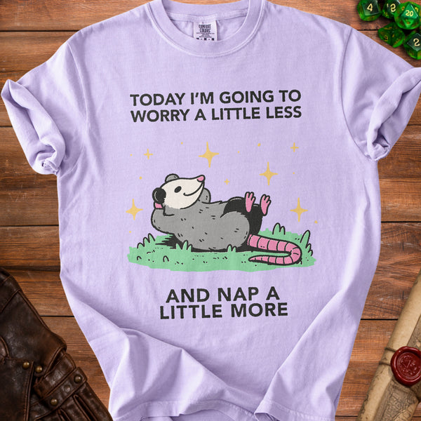 Worry Less T-Shirt in Orchid