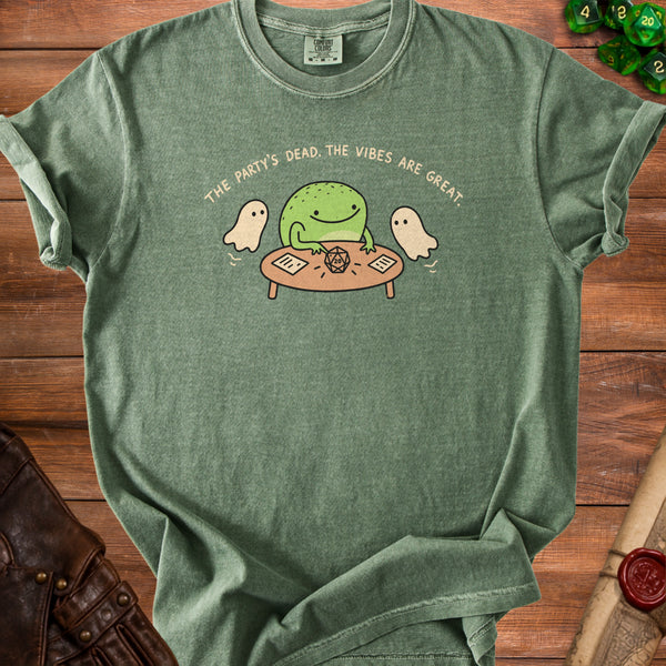 Dead Party T-Shirt in Moss