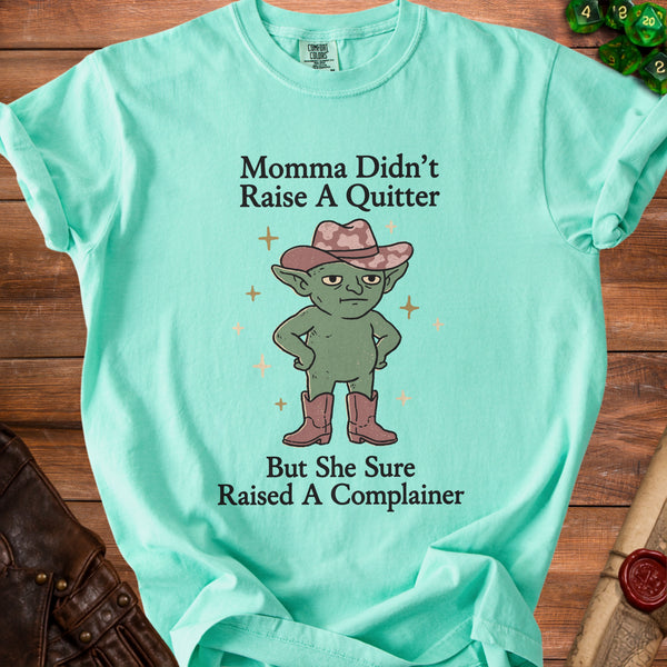 Momma's Complainer T-Shirt in Island Reef