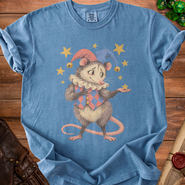 Jester Possum T-Shirt in Blue Jean
