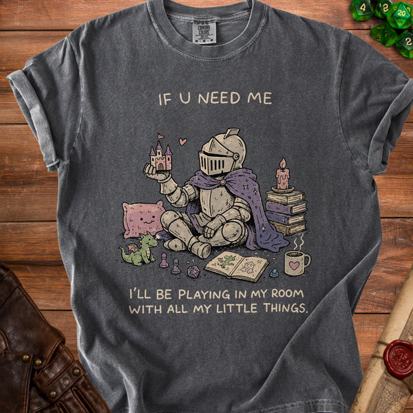 Cozy Knight T-shirt in Pepper