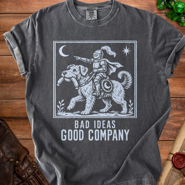 Bad Ideas Knight T-Shirt in Pepper