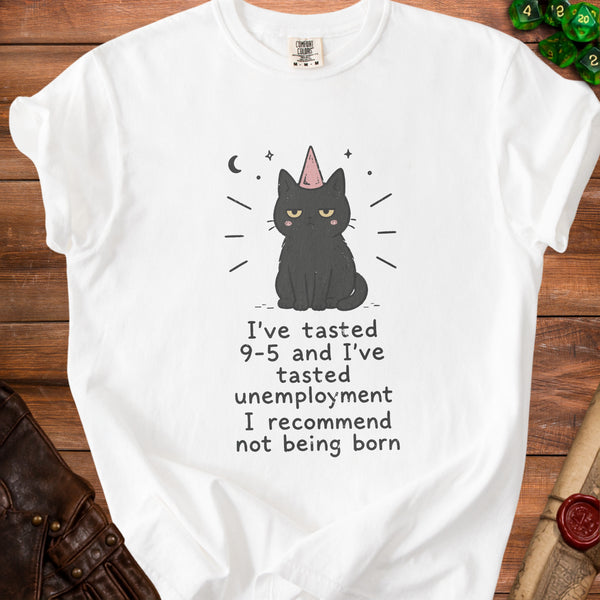 Existential Cat T-shirt in White