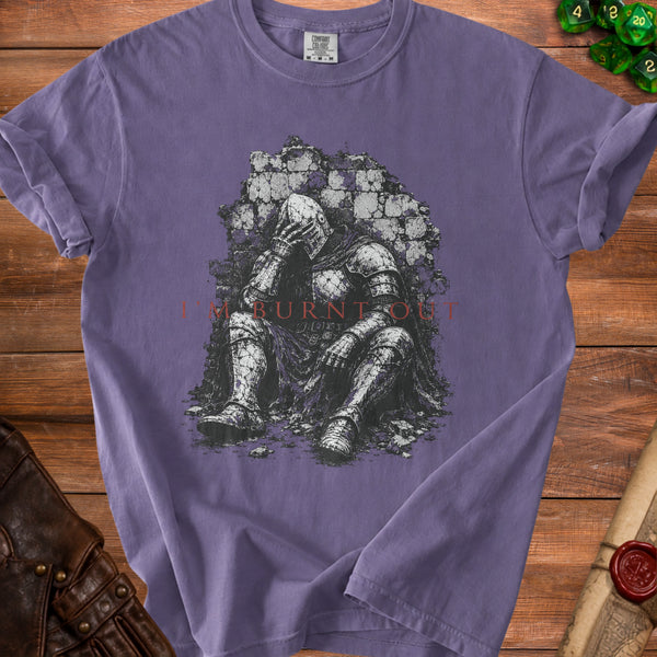 Burnt Out T-Shirt in Grape