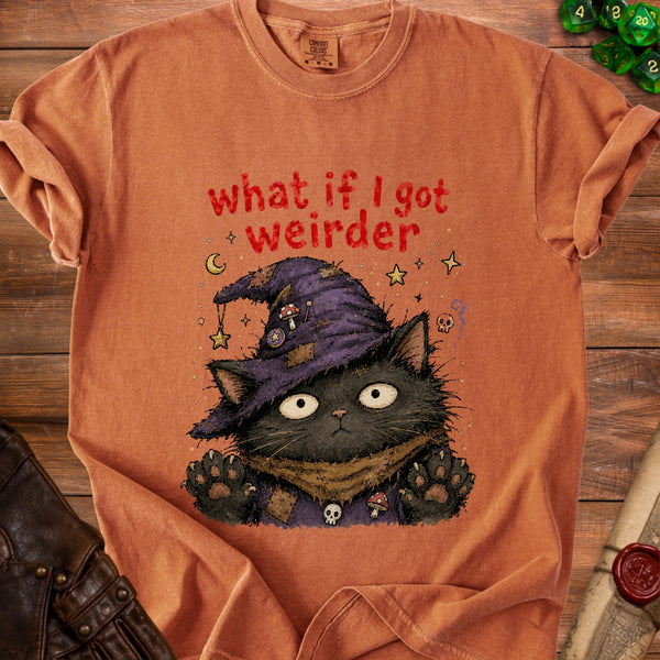 Weirder Cat T-Shirt in Yam