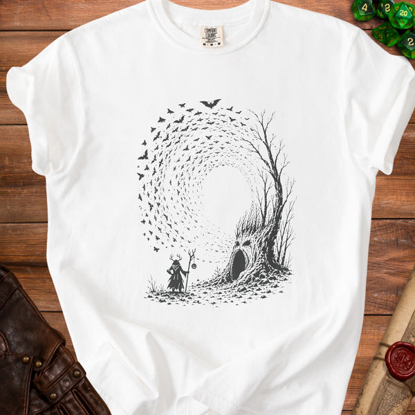 Bat Vortex T-Shirt in White