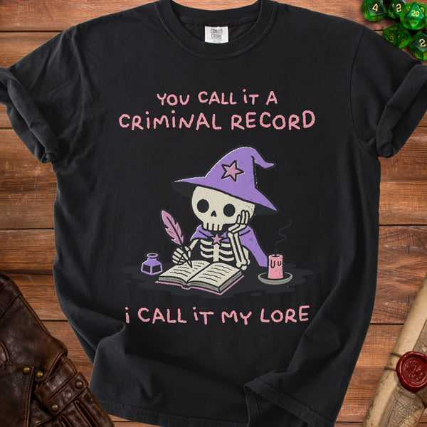 My Lore Story Reimagined T-Shirt in Black