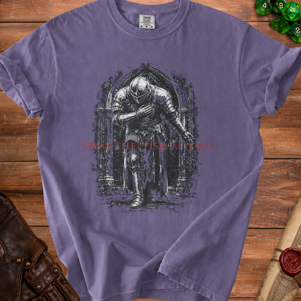 Knight Bow T-Shirt in Grape