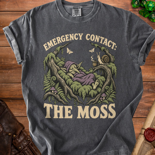 Moss Goblin T-Shirt in Pepper