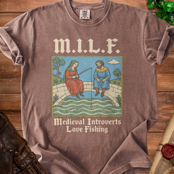 Medieval Introvert T-Shirt in Espresso