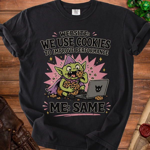 Cookie Goblin T-Shirt in Black