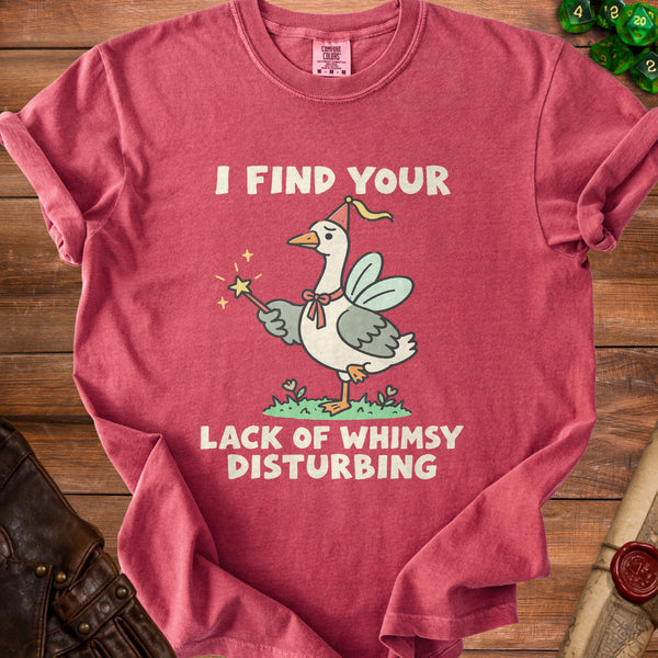 Whimsy Goose T-Shirt in Crimson