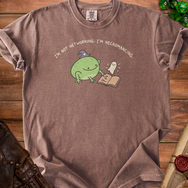 Necromancing Frog T-Shirt in Espresso