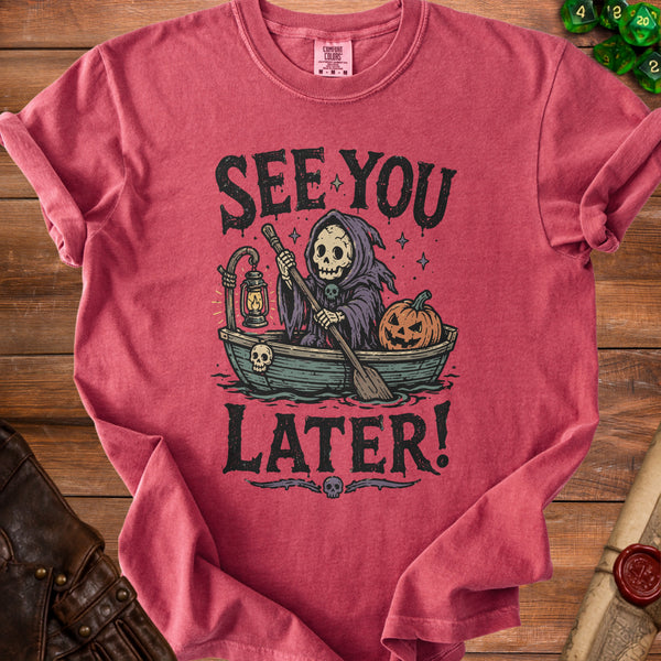 Later Reaper T-Shirt in Crimson