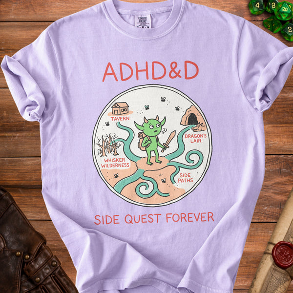 ADHD Adventure T-Shirt in Orchid