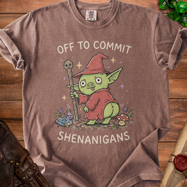 Shenanigans Goblin T-Shirt in Espresso