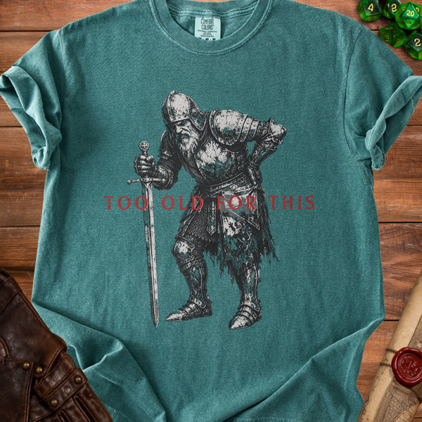 Too Old T-Shirt in Blue Spruce
