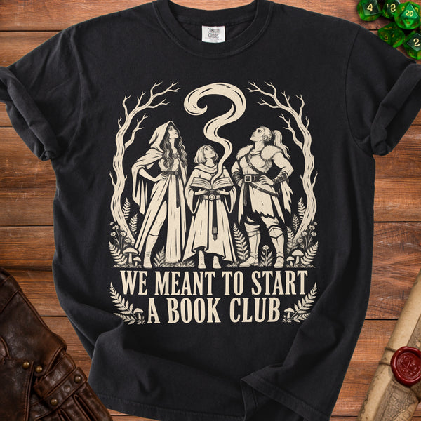Book Club T-Shirt in Black