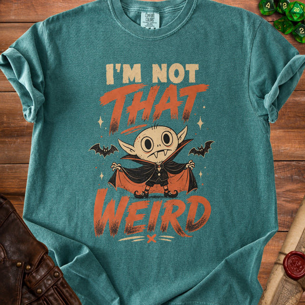 Not That Weird Delightfully Different T-Shirt in Blue Spruce
