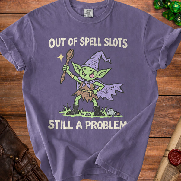 Goblin Wizard Maximum Chaos T-Shirt in Grape