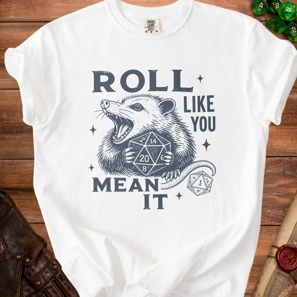 Roll Mean T-shirt in White