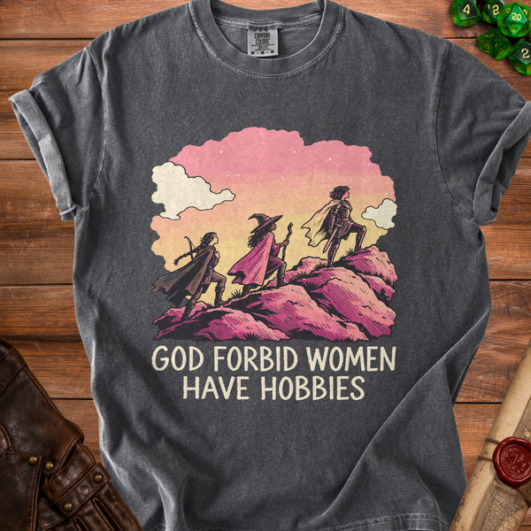 Women Hobbies T-shirt in Pepper