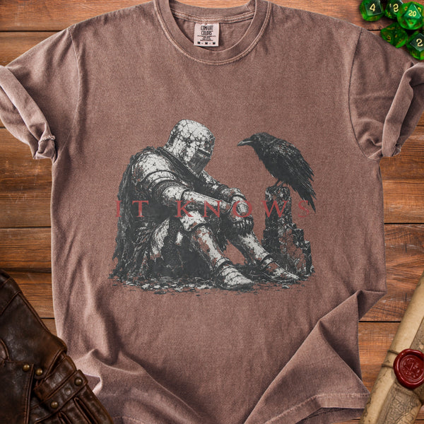 It Knows Knight T-Shirt in Espresso