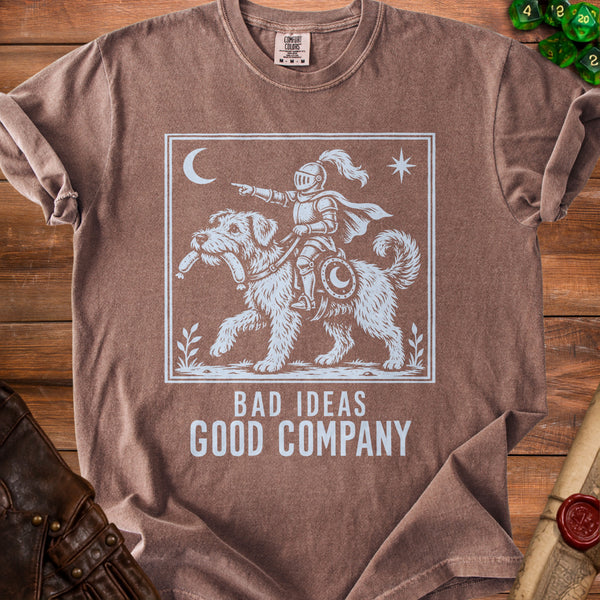 Bad Ideas Knight T-Shirt in Espresso
