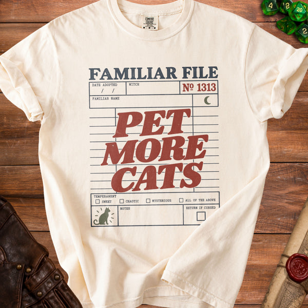 Familiar File T-Shirt in Ivory