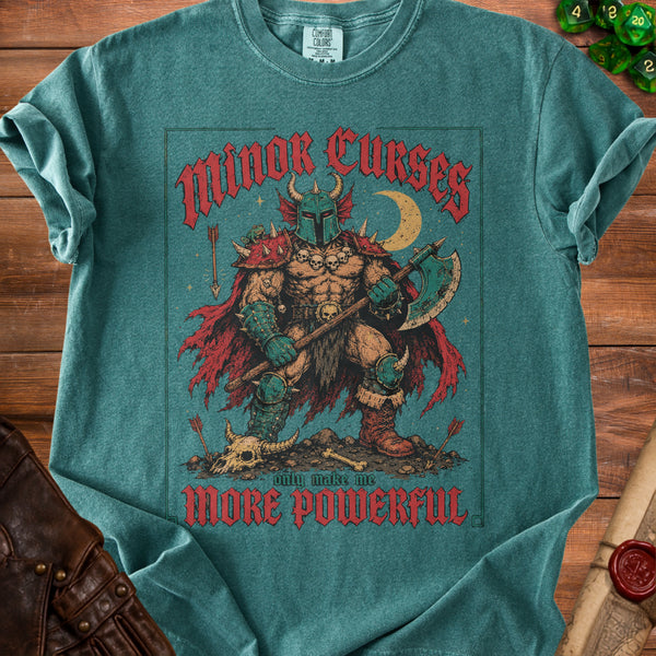 Minor Curses T-Shirt in Blue Spruce