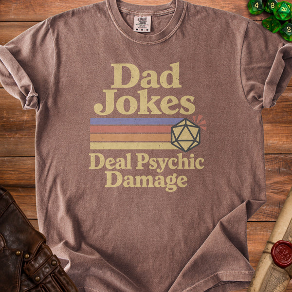 Psychic Damage T-Shirt in Espresso