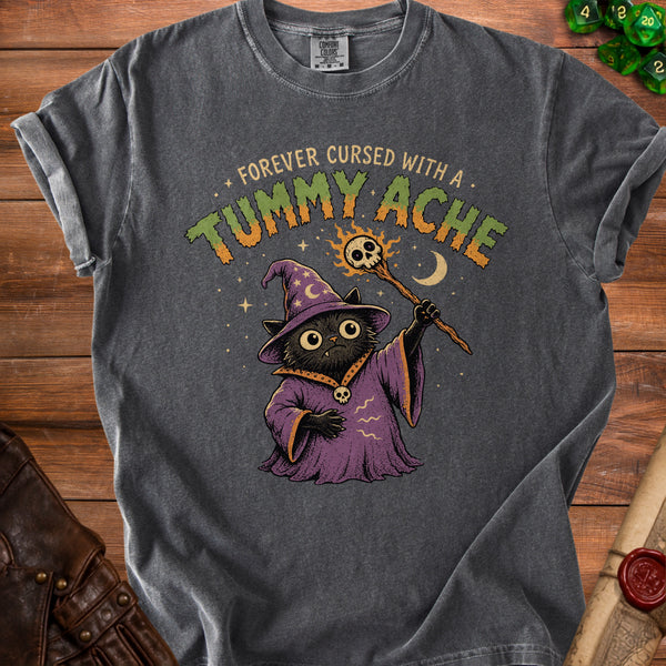 Tummy Ache Most Relatable Spell T-Shirt in Pepper