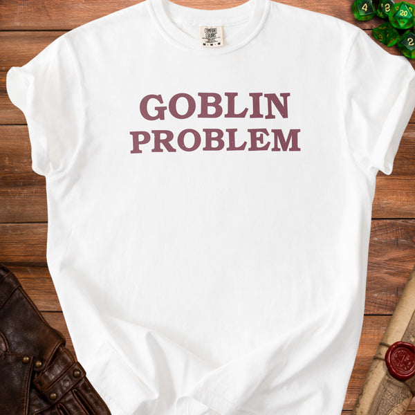 Goblin Problem T-Shirt in White