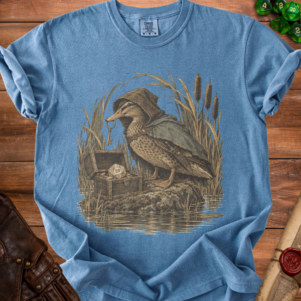 Rogue Duck T-Shirt in Blue Jean