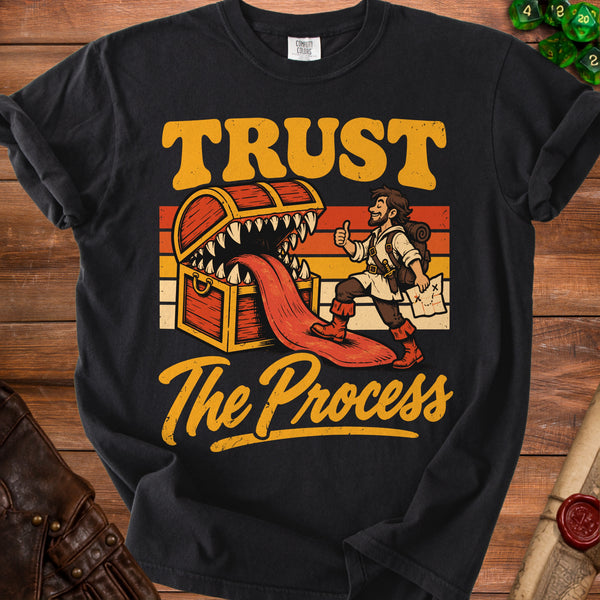 Trust Process T-Shirt in Black